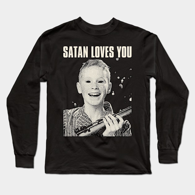 satan loves you Long Sleeve T-Shirt by psninetynine